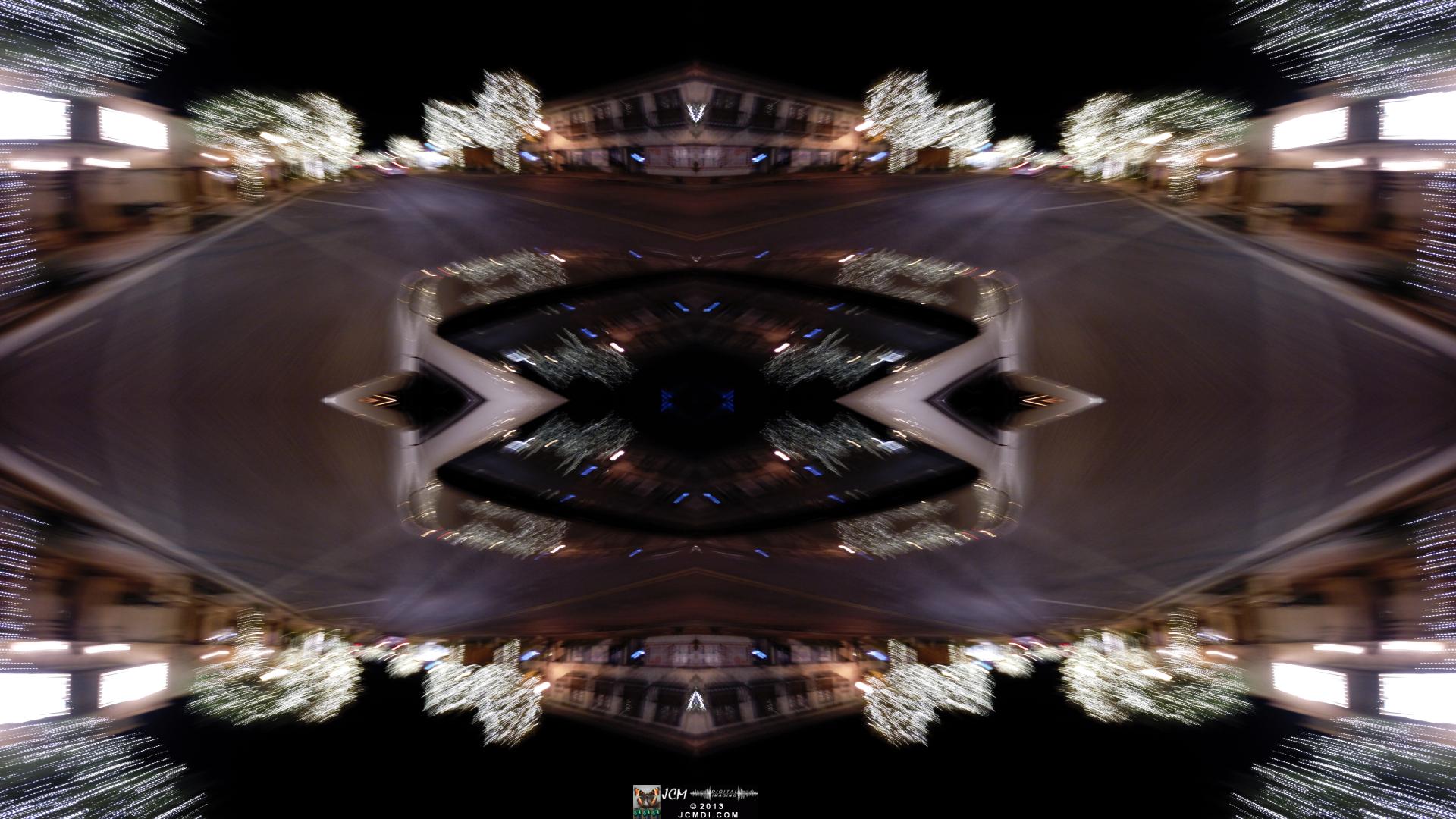 Quadroscopic art made from a still image � Main Street Newhall